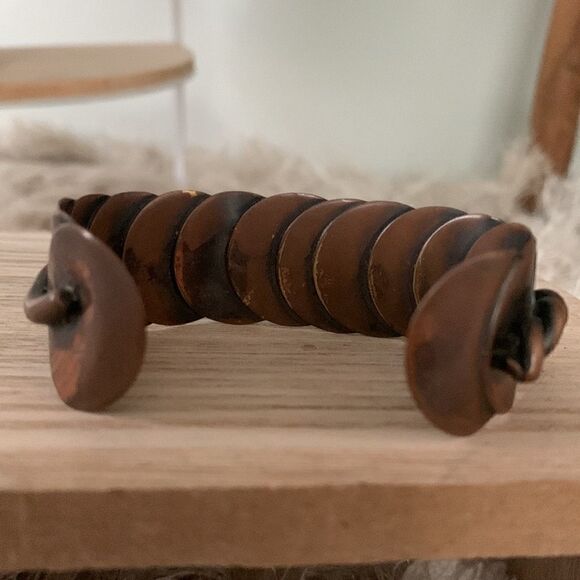 Vintage Metal Cuff Bracelet  - Picture 4 of 7